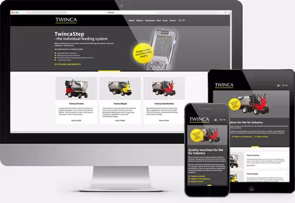 Twinca - Website