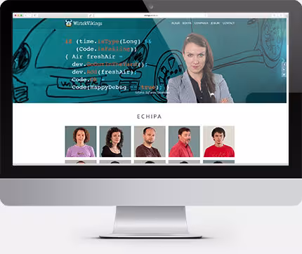 Wirtek - website desktop